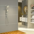 thumbnail image 5 of Logmey 5"Shower Combon Rainfall Shower Head and Handheld Shower Brushed Nickel for Bathroom, 5 of 8