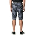 thumbnail image 2 of Iron Co Men's Belted Stretch Performance Hybrid Cargo Shorts (Camo, 32), 2 of 3