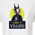 thumbnail image 3 of Disney Villains - Like a Villian - Juniors Cropped Cotton Blend T-Shirt, 3 of 5