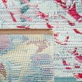 thumbnail image 4 of SAFAVIEH Barbados Coral Outdoor Area Rug, Teal/White, 8' x 10'5", 4 of 6