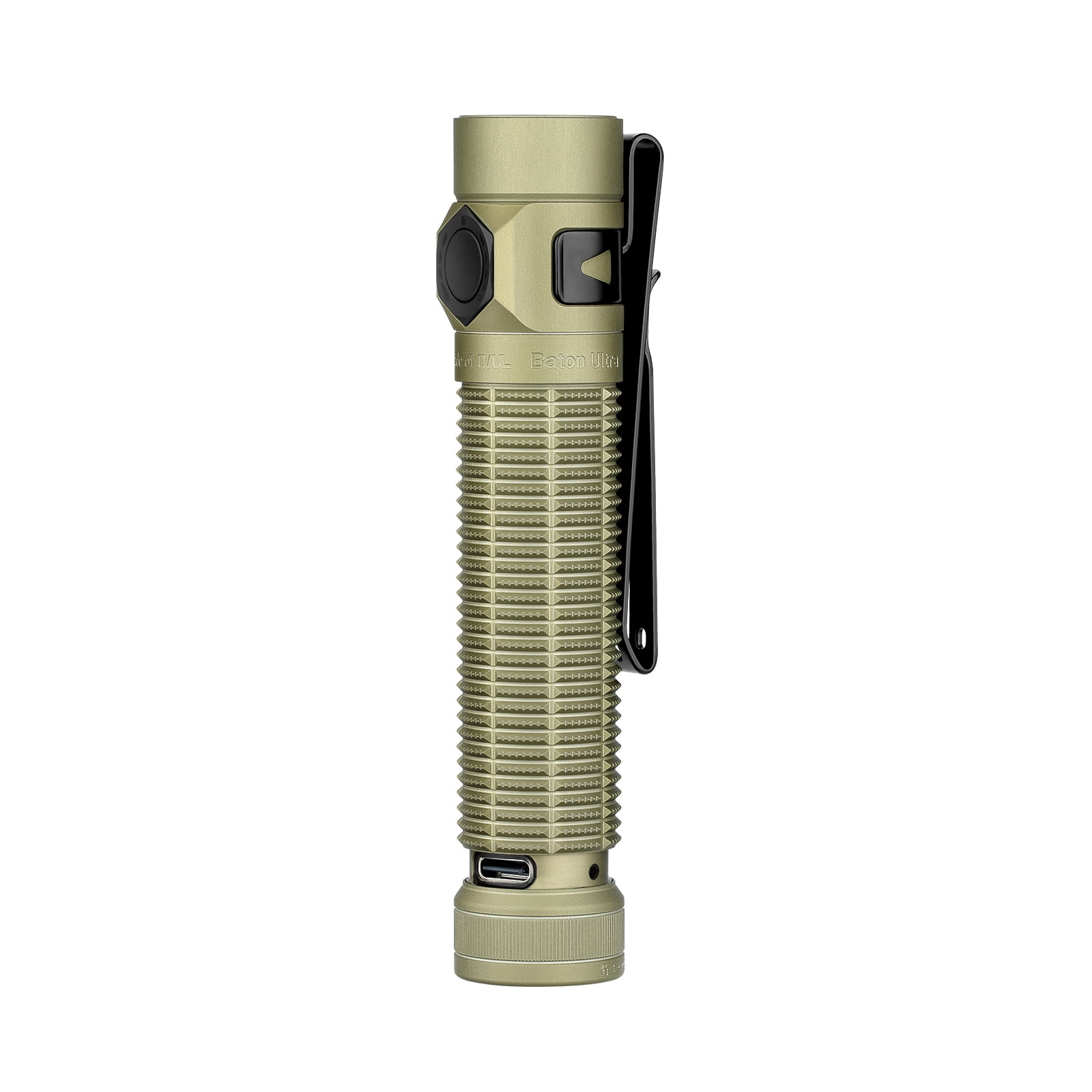 Olight Baton Ultra Dual Switch Compact EDC Flashlight, OAL, 1800 Lumens (Olive Green)