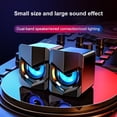 thumbnail image 3 of SADA D-158 Mini Desktop Computer Speaker Super Bass Subwoofer 3.5mm, 3 of 8