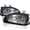 Black Housing Clear Lens, variant on Spec-D Tuning Black Headlights Compatible with 1992-1995 Honda Civic 2/3/4Dr L+R Pair Head Light Lamp Assembly