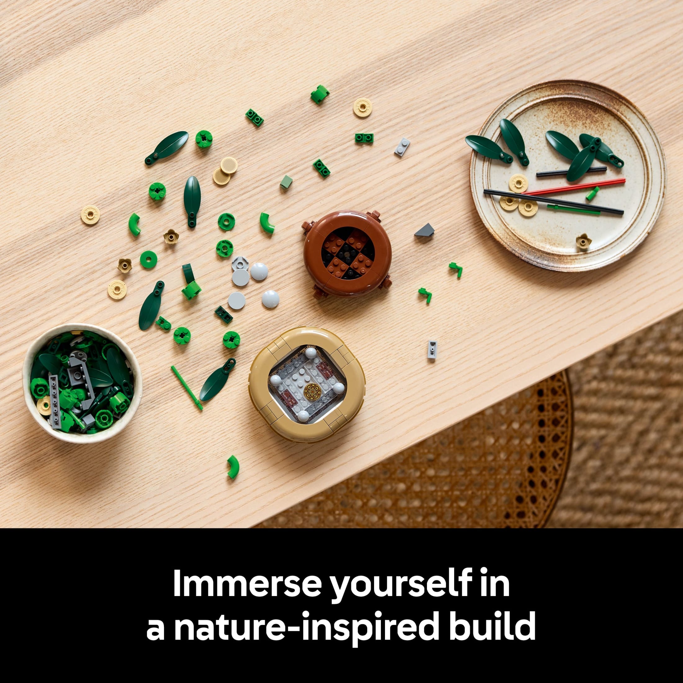 LEGO Botanicals Bambú de la Suerte Set de Construcción - Plantas Artificiales para Decoración de Interiores, Adultos Mayores de 18 Años - Idea de Regalo Única para Cumpleaños - Plantas Falsas para Mesa, Escritorio, Oficina - 10344 4
