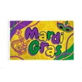 thumbnail image 2 of Mardi Gras (Beads) Flag 3x5ft Poly, 2 of 5