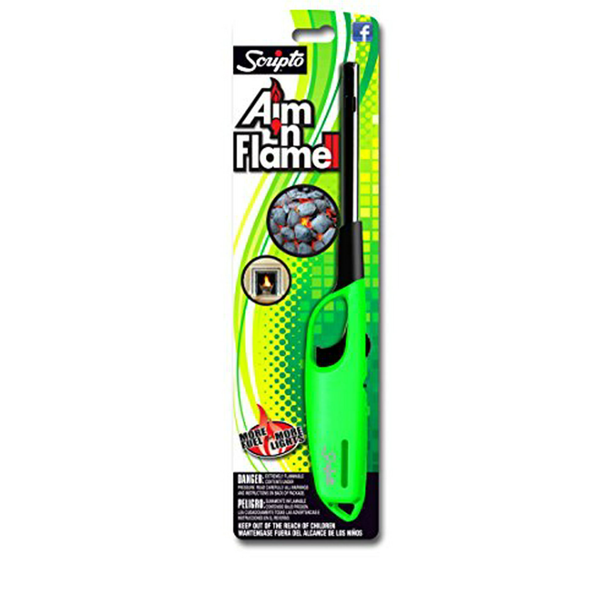 Scripto Multi Purpose Aim'n Flame II Lighter (Random Color