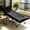 Black, variant on Taoset Folding Camping Cot with 3.5" Comfort Pad, Heavy Duty Adult Sleeping Cot supports 440lbs, Portable Rollaway Guest Bed with Carry Bag for Office Nap, Travel, Outdoor, Tent (Blue)