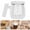 White, variant on Jiikun Electric Glass Automatic Stirring Cup,Pot Mug,Clear Glass Mug in Coffees Pot Shape | Rechargeable Coffeepot Mugs with A Type Travel Lid for Teas Hot
