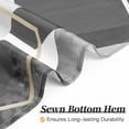 thumbnail image 5 of Grey Modern Shower Curtain for Bathroom, Gray Geometric Art Decor Waterproof Bath Curtain, Abstract Fabric Shower Curtain Sets for Home Decor, 72x72 Inch, 5 of 6