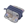 thumbnail image 2 of Solid Color Pencil Case Large Capacity Four Open Pencil Case Stationery Box For Men And Women Multifunctional Solid Color Pencil Case, 2 of 7