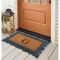 thumbnail image 5 of A1HC Natural Rubber & Coir 24x36 Monogrammed Doormat For Front Door, Anti-Shed Treated Durable Doormat for Outdoor Entrance, Heavy Duty, Low Profile, Easy to Clean, Long Lasting Front Porch Entry Rug, 5 of 7