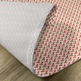 thumbnail image 5 of Ambesonne Abstract Place Mats Set of 4, Rounded Small Shapes, Standard Size, Red Cream, 5 of 6