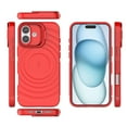 thumbnail image 3 of Strong Magnetic for iPhone 16 Plus Case, Military Grade Drop Protection, Compatible with MagSafe, Built-in Camera Cover Kickstand, Matte Slim Phone Cover for iPhone 16 Plus, Red, 3 of 4