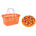 thumbnail image 1 of Quentinu 1 Ensemble Jouets de Simulation Panier d'Épicerie Panier de Courses avec Jouet Pizza Simulation, 1 of 7