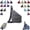 Grey, variant on 2026 New Anti Theft Crossbody Bag Anti Theft Travel Bag Travel Crossbody Bags Left or Right Shoulder Bags for Women Men