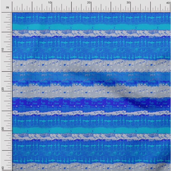 Soimoi Cotton Voile Fabric Tie & Dye Panel Print Fabric by The Yard 42 Inch Wide