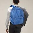thumbnail image 4 of Transparent Mesh Beach Backpack - Extra-Large Water-Resistant Bag for Pool, Camping, Groceries (43x32x15cm), 4 of 8