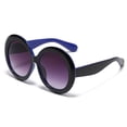 thumbnail image 1 of Lunettes de Soleil Rondes à Grande Monture à la Mode, Prise de Vue de Rue, Personnalité, Tendance, en PC, 1 of 5