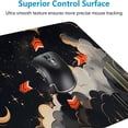 thumbnail image 5 of Stars Moon Mouse Pad Clouds Night Starry Sky Fantasy Large Gaming Mouse Mat with Stitched Edges,Non-Slip Waterproof Rubber Base Mous Mat Office Computer Keyboard Laptop Home 31.5x11.8 Inch, 5 of 6