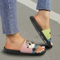 thumbnail image 4 of Jrysaedy Cute Otter Pattern Slide Sandals for Women Men Ultra Comfort Recovery Pillow Slippers Soft Summer Beach Shoes, 4 of 7