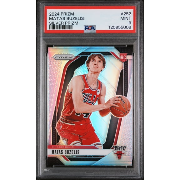 2024 Panini Prizm Silver Prizm Matas Buzelis #252 PSA 9