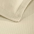 thumbnail image 6 of Superior Solitaire Cotton Decorative Bedspread and Sham Set, Queen, Ivory, 6 of 10