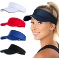thumbnail image 1 of gorras con visera para el sol, unisex, ajustables, transpirables y absorbentes del sudor, para golf, ciclismo, pesca, tenis, correr JFHHH pequeña, 1 of 1
