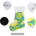 thumbnail image 3 of Coolnut 17.7 Inch Christmas Stockings, 1 PCS Lemon Presonalized Large Stocking Sock for Family Holiday Xmas Party Decorations, 3 of 7
