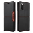 thumbnail image 4 of Compatible WIth Samsung Galaxy S20 FE Wallet Case,Magnetic Closure,Flip Folding Kickstand,With Card Slots,[RFID Blocking],With Shoulder Strap&Lanyard,PU Leather+TPU Shockproof Phone Case,Black, 4 of 9
