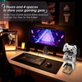 thumbnail image 3 of Joernso Gamepad Bracket Universal 3 Tier Game Controller And Headset Stand for PS5 for PS4 for PS3 for for Switch Pro for Xbox, 3 of 8