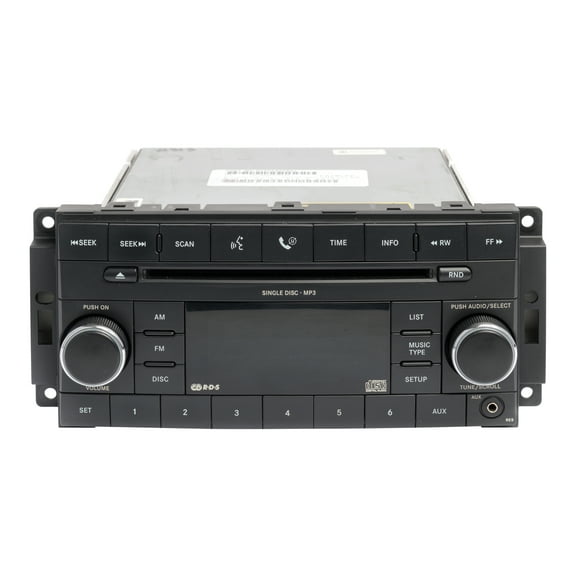 Restored 2007-2008 Chrysler Sebring AM FM Radio Aux CD MP3 Player P05064058AI Option RES (Refurbished)