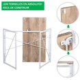 thumbnail image 4 of Mesa portátil multiusos FurnitureR HARPER DESK Blanco, 4 of 9
