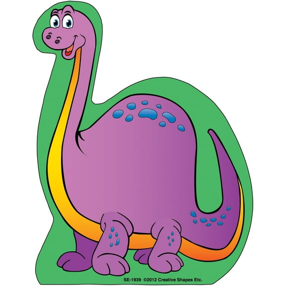 SHAPES ETC. Large Notepad - Brontosaurus
