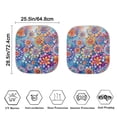 thumbnail image 3 of Yuyamidu 2pcs Dahlia Car Window Sun Shades Front Windshield Cover Decorative Accessories Floral Car Front Window Shades Universal Fit Most Car SUV Van, 3 of 5