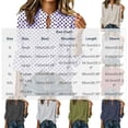 thumbnail image 4 of Tqcoqu Women's Polka Dot Stand Collar Half Placket Blouse Long Sleeve Loose Casual Office Long Shirt, 4 of 9