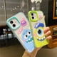thumbnail image 2 of cartoon monsters university green big eye funda transparente para iphone 12 11 pro max xr 7 plus 13 pro max 3 en 1 marco flexible suave tpu cubierta trasera, 2 of 4
