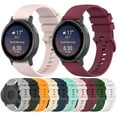 thumbnail image 2 of 20mm Watch Strap For Garmin vivoactive 5/vivoactive 3 music/Forerunner 165/165 Music 645 245 245M Sport silicon Smart Wristband beige 20mm width strap, 2 of 6
