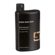 Every Man Jack Daily Shampoo Scalp and Hair, Sandalwood, 13.5 Oz, 6 Pack