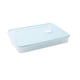 thumbnail image 1 of Matsuzay Caja de almacenamiento de albóndigas, cajas de plástico apilables de una sola capa, caja de refrigerador para huevos y verduras, Organizadores de utensilios de cocina Azul, 1 of 6