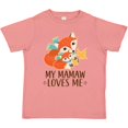 thumbnail image 3 of Inktastic Mamaw Loves Me Gift Fox Boys or Girls Toddler T-Shirt, 3 of 5
