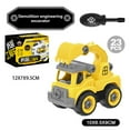 thumbnail image 2 of Engineering Vehicle Toy DIY Construction Excavator Tractor for Kids Boy (24pcs), 2 of 6