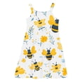 thumbnail image 6 of FAHXNVB Cami Midi Dresses for Girls Casual Crewneck Spaghetti Straps A Line Tiered Flowy Sundress Summer Fashion Cozy Graphic Print Beach Vacation Dresses 2-12 Years, 6 of 7