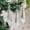 Clear Icicles , variant on 20 Pieces Teardrop Christmas Ornaments Diamond Clear X mas Tree Décor Drop Bulk Christmas Tree Decoration