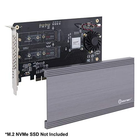 UPC 857426008017 product image for I/O CREST SI-PEX40129 Dual M.2 NVMe Ports to PCIe 3.0 x16 Bifurcation Riser Cont | upcitemdb.com