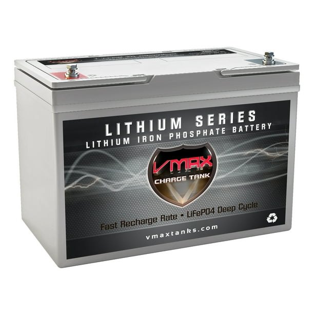 VMAX LFP2712100 Lithium 12V 100AH LiFePO4 Marine Deep Cycle