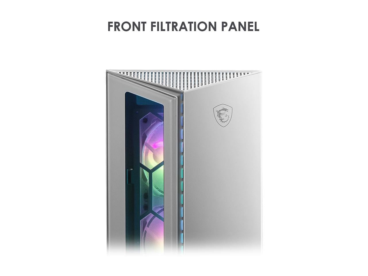 MSI MPG GUNGNIR 110R ATX Mid Tower Computer Case, White