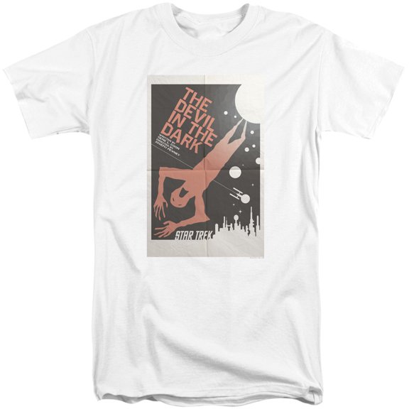 Star Trek Tos Episode 25 Adult Tall T-Shirt 18/1 T-Shirt White