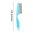 thumbnail image 2 of Pet Comb Stainless Steel Cat Comb Flea Comb Blue Small, 2 of 2