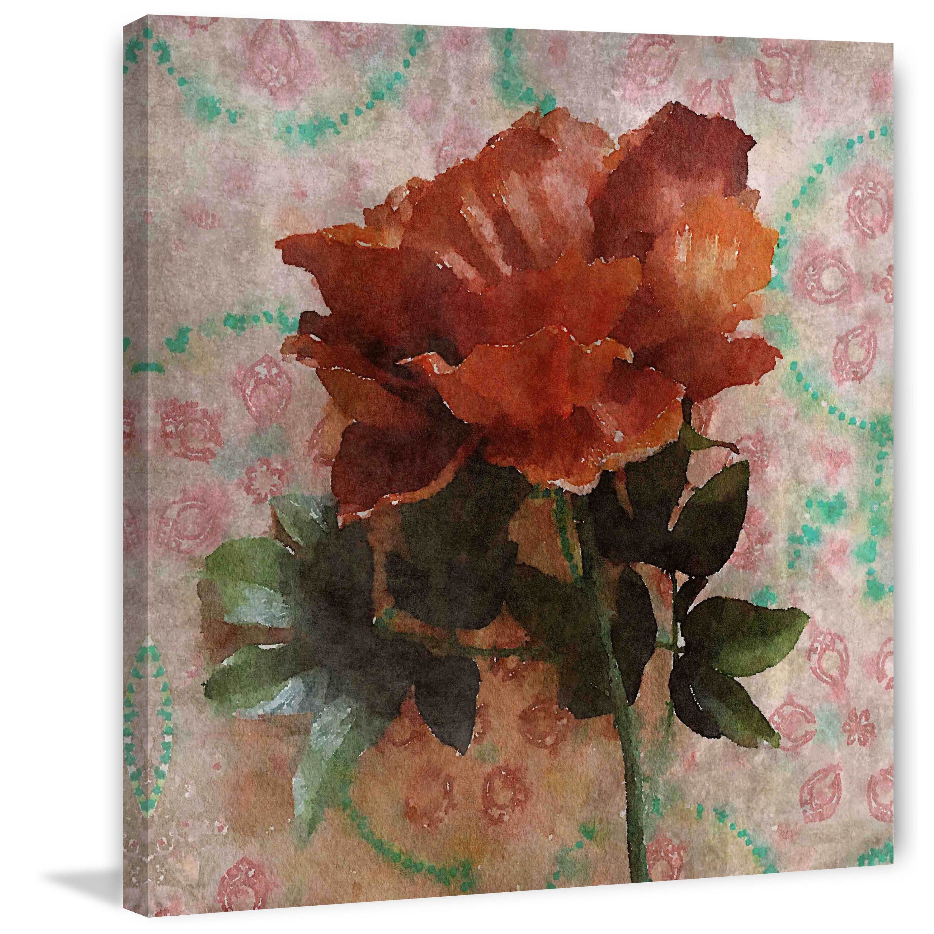 Marmont Hill - "Nature Kiss" by Irena Orlov Painting Print on Wrapped Canvas