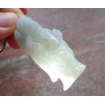 thumbnail image 5 of Certified Icy Green Burma 100% Natural A Jade jadeite Pendant Money God Yuan Bao Ruyi Necklace 595435 TN, 5 of 9
